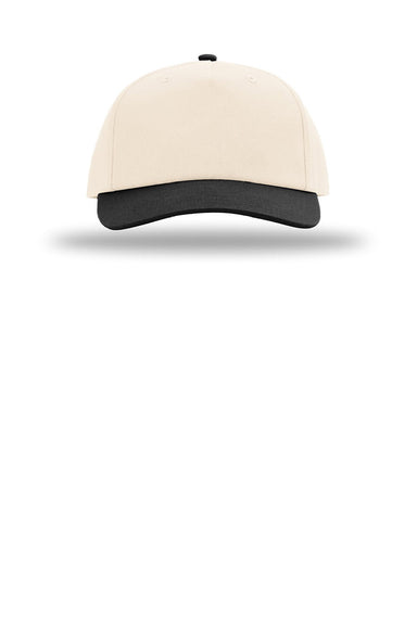 Richardson Hats 356 Mens Relaxed Snapback Gramps Hat Cream/Cream/Black Flat Front