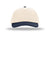 Richardson Hats 356 Mens Relaxed Snapback Gramps Hat Cream/Cream/Navy Blue Flat Front