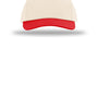 Richardson Hats Mens Relaxed Snapback Gramps Hat - Cream/Cream/Red - NEW