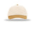 Richardson Hats 356 Mens Relaxed Snapback Gramps Hat Cream/Cream/Wheat Brown Flat Front