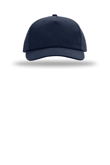 Richardson Hats 356 Mens Relaxed Snapback Gramps Hat Navy Blue Flat Front