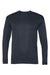 C2 Sport 5104 Mens Performance Moisture Wicking Long Sleeve Crewneck T-Shirt Navy Blue Flat Front