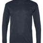 C2 Sport Mens Performance Moisture Wicking Long Sleeve Crewneck T-Shirt - Navy Blue - NEW