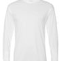 C2 Sport Mens Performance Moisture Wicking Long Sleeve Crewneck T-Shirt - White - NEW