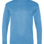 C2 Sport Mens Performance Moisture Wicking Long Sleeve Crewneck T-Shirt - Columbia Blue - NEW