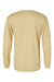 C2 Sport 5104 Mens Performance Moisture Wicking Long Sleeve Crewneck T-Shirt Vegas Gold Flat Back