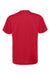 C2 Sport 5200 Youth Performance Moisture Wicking Short Sleeve Crewneck T-Shirt Red Flat Back