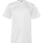 C2 Sport Youth Performance Moisture Wicking Short Sleeve Crewneck T-Shirt - White - NEW