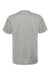 C2 Sport 5200 Youth Performance Moisture Wicking Short Sleeve Crewneck T-Shirt Silver Grey Flat Back
