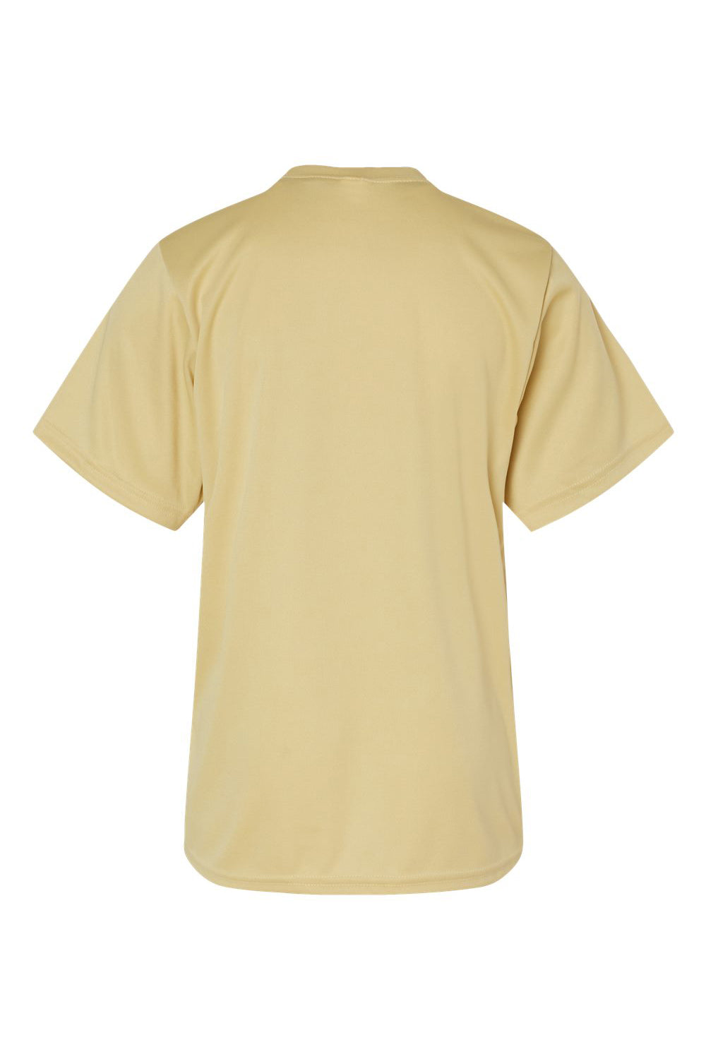 C2 Sport 5200 Youth Performance Moisture Wicking Short Sleeve Crewneck T-Shirt Vegas Gold Flat Back