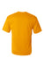 C2 Sport 5100 Mens Performance Moisture Wicking Short Sleeve Crewneck T-Shirt Gold Flat Back