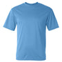 C2 Sport Mens Performance Moisture Wicking Short Sleeve Crewneck T-Shirt - Columbia Blue - NEW
