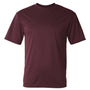 C2 Sport Mens Performance Moisture Wicking Short Sleeve Crewneck T-Shirt - Maroon - NEW