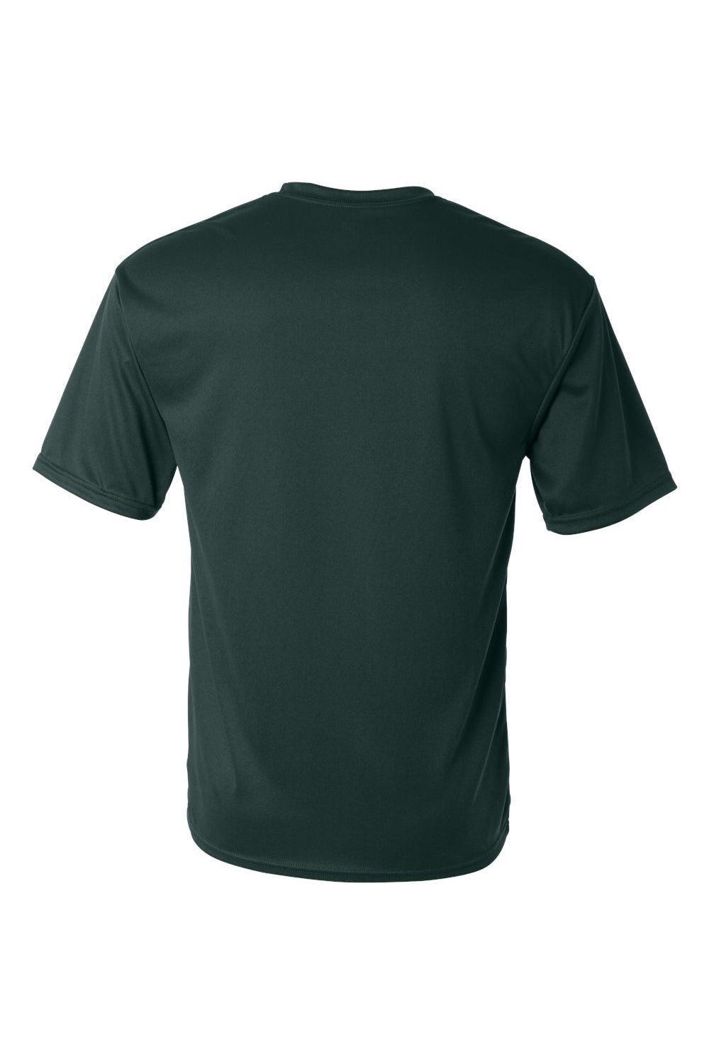 C2 Sport 5100 Mens Performance Moisture Wicking Short Sleeve Crewneck T-Shirt Forest Green Flat Back
