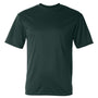 C2 Sport Mens Performance Moisture Wicking Short Sleeve Crewneck T-Shirt - Forest Green - NEW