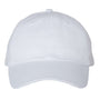 Valucap Mens Bio-Washed Chino Twill Adjustable Hat - White - NEW