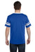 Augusta Sportswear 360 Mens Short Sleeve V-Neck T-Shirt Royal Blue/White Model Back