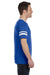 Augusta Sportswear 360 Mens Short Sleeve V-Neck T-Shirt Royal Blue/White Model Side