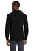 Jerzees 363LH Mens Classics Long Sleeve Hooded T-Shirt Hoodie Black Ink Model Back