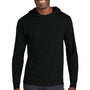 Jerzees Mens Classics Long Sleeve Hooded T-Shirt Hoodie - Black Ink