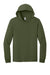 Jerzees 363LH Mens Classics Long Sleeve Hooded T-Shirt Hoodie Military Green Flat Front