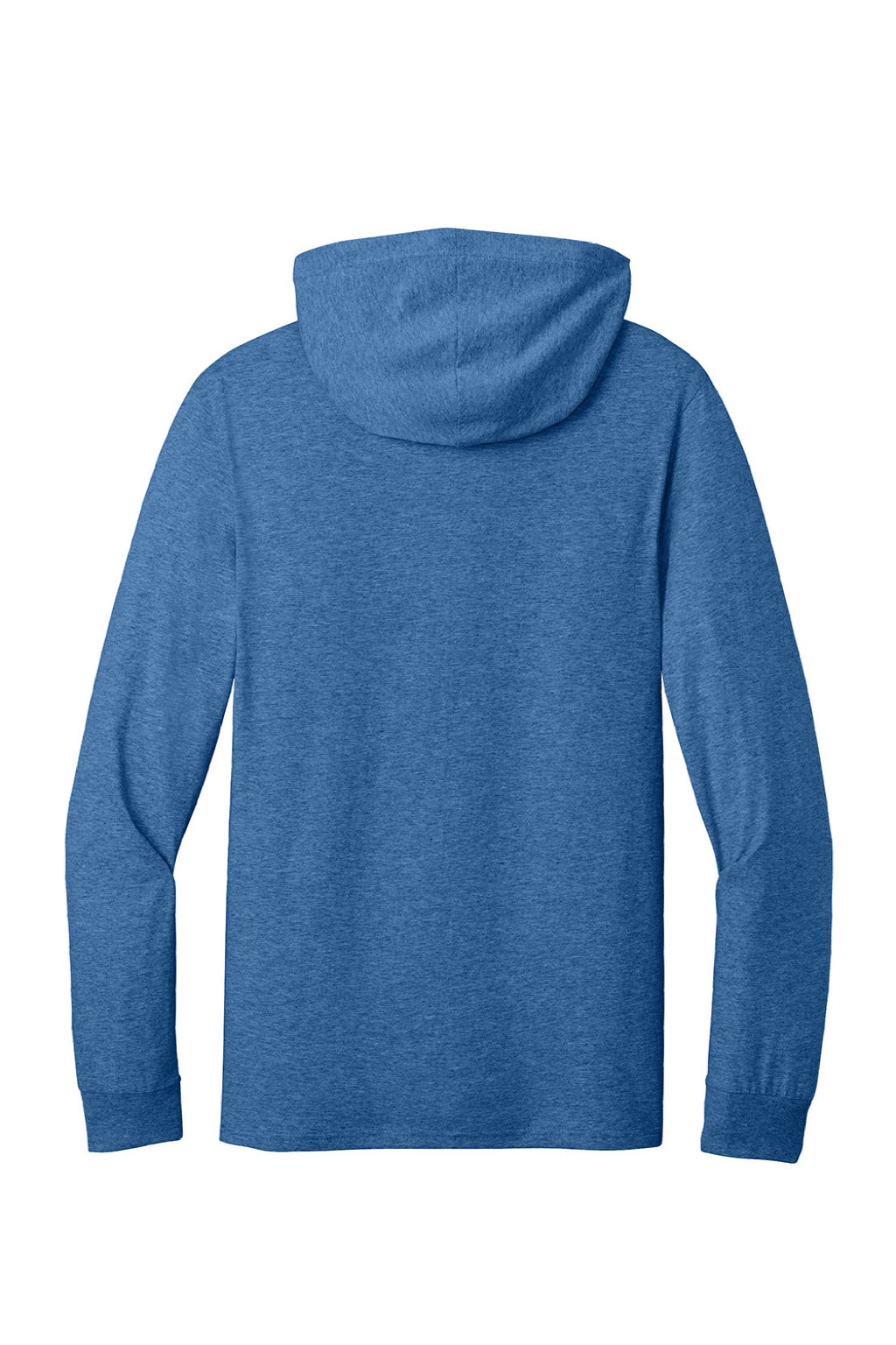 Jerzees 363LH Mens Classics Long Sleeve Hooded T-Shirt Hoodie Heather Retro Royal Blue Flat Back