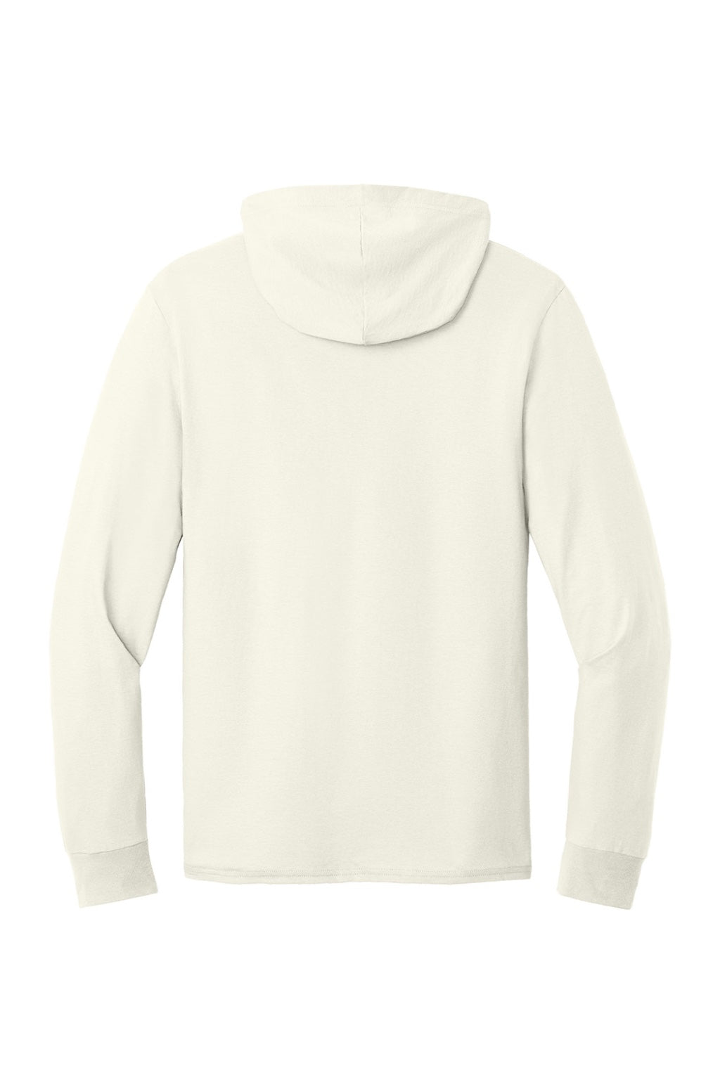 Jerzees 363LH Mens Classics Long Sleeve Hooded T-Shirt Hoodie Heather Sweet Cream Flat Back