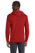 Jerzees 363LH Mens Classics Long Sleeve Hooded T-Shirt Hoodie True Red Model Back