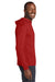 Jerzees 363LH Mens Classics Long Sleeve Hooded T-Shirt Hoodie True Red Model Side