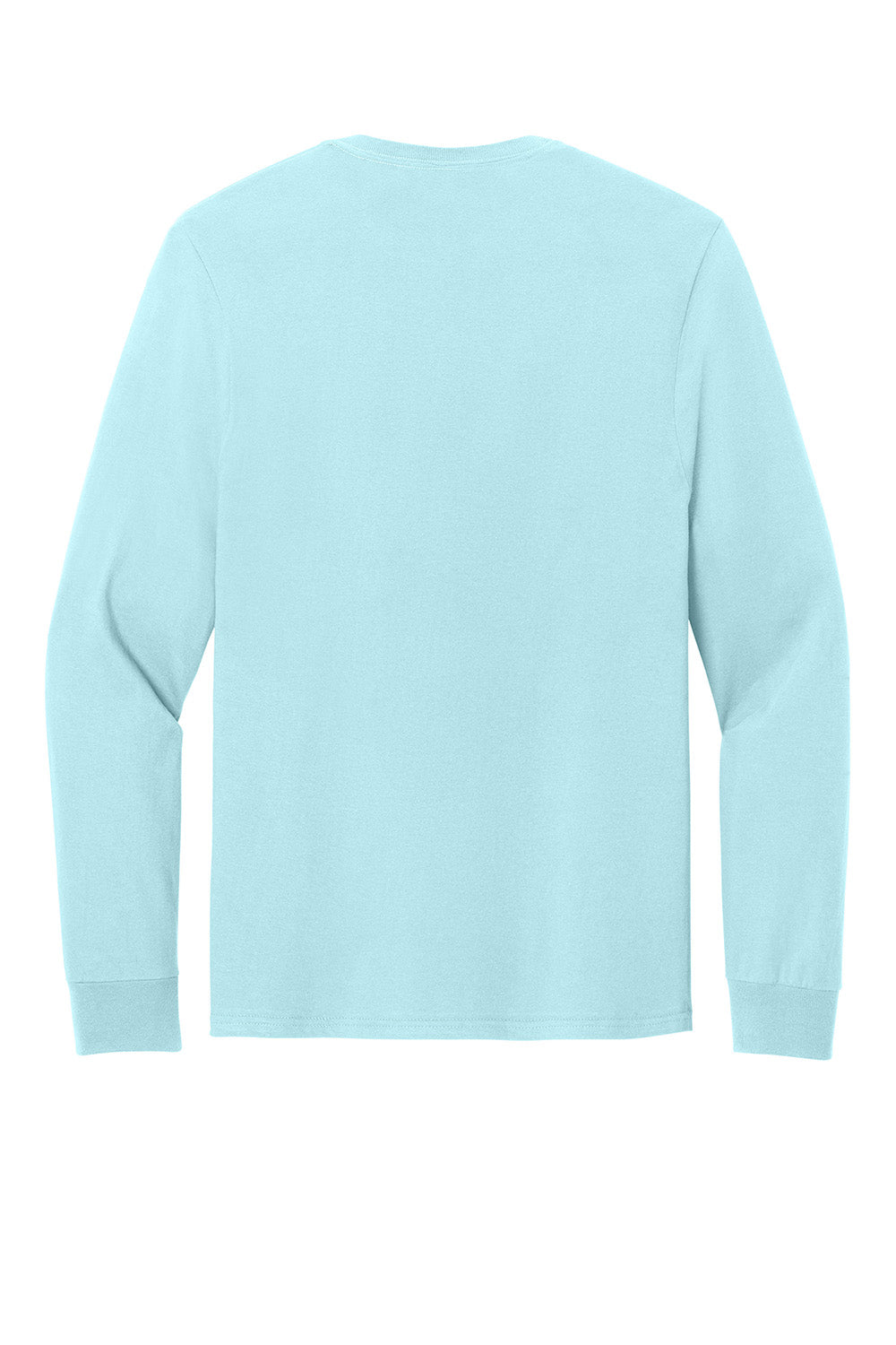 Jerzees 363L Mens Classics Long Sleeve Crewneck T-Shirt Breezy Blue Flat Back