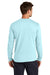 Jerzees 363L Mens Classics Long Sleeve Crewneck T-Shirt Breezy Blue Model Back