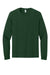 Jerzees 363L Mens Classics Long Sleeve Crewneck T-Shirt Forest Green Flat Front