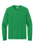 Jerzees 363L Mens Classics Long Sleeve Crewneck T-Shirt Kelly Green Flat Front