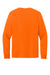 Jerzees 363L Mens Classics Long Sleeve Crewneck T-Shirt Safety Orange Flat Back
