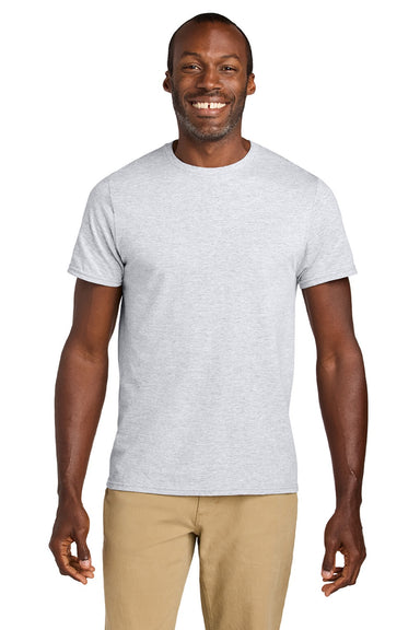 Jerzees 363M Mens Classics Short Sleeve Crewneck T-Shirt Ash Grey Model Front