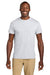 Jerzees 363M Mens Classics Short Sleeve Crewneck T-Shirt Ash Grey Model Front