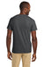 Jerzees 363M Mens Classics Short Sleeve Crewneck T-Shirt Heather Black Model Back