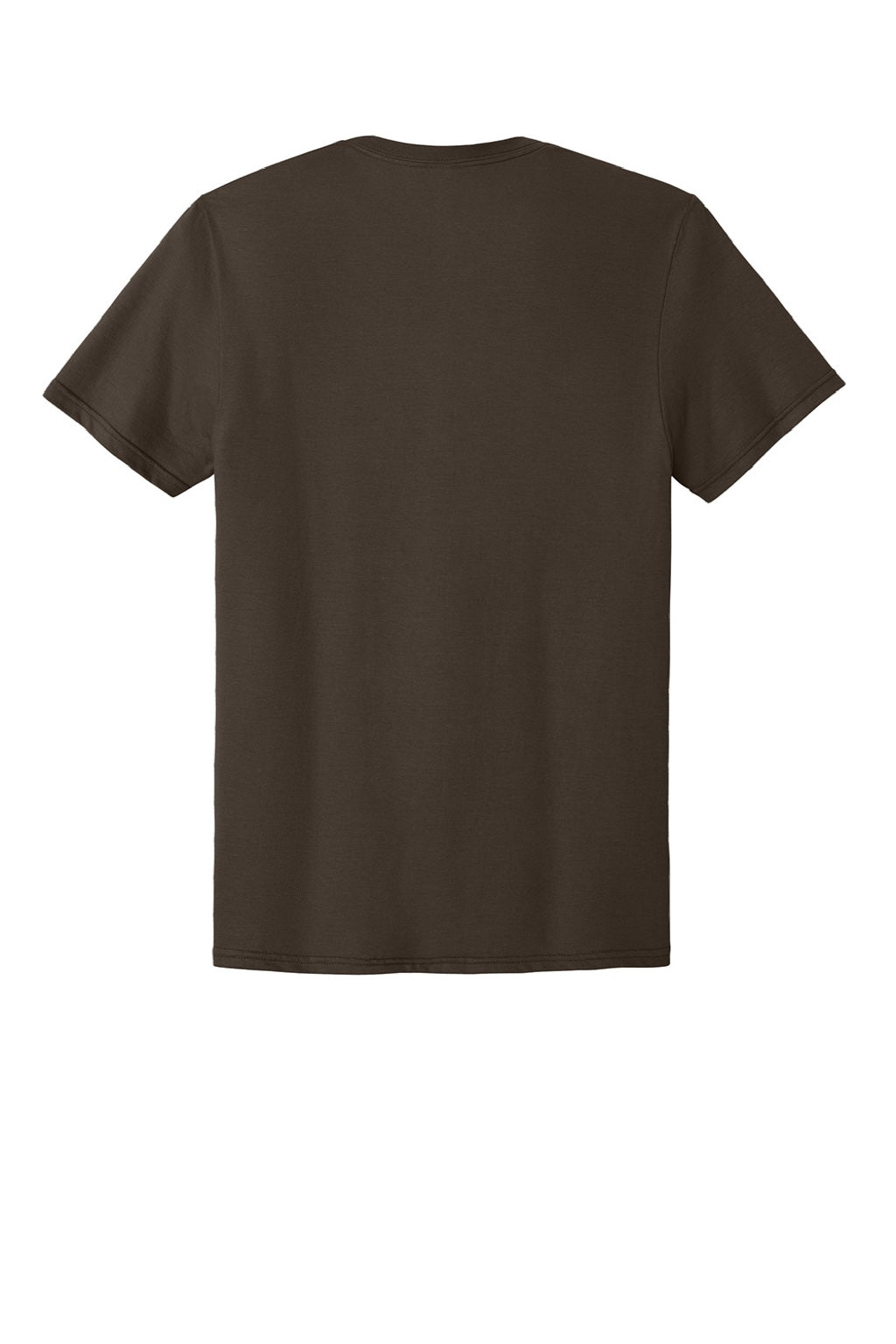 Jerzees 363M Mens Classics Short Sleeve Crewneck T-Shirt Chocolate Brown Flat Back