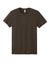 Jerzees 363M Mens Classics Short Sleeve Crewneck T-Shirt Chocolate Brown Flat Front