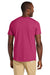 Jerzees 363M Mens Classics Short Sleeve Crewneck T-Shirt Cyber Pink Model Back