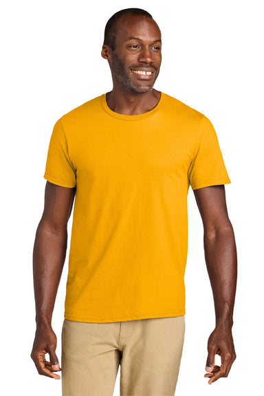 Jerzees 363M Mens Classics Short Sleeve Crewneck T-Shirt Gold Model Front