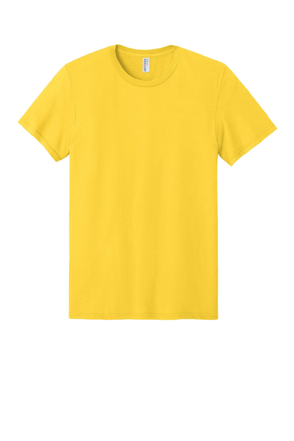 Jerzees 363M Mens Classics Short Sleeve Crewneck T-Shirt Island Yellow Flat Front