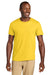 Jerzees 363M Mens Classics Short Sleeve Crewneck T-Shirt Island Yellow Model Front
