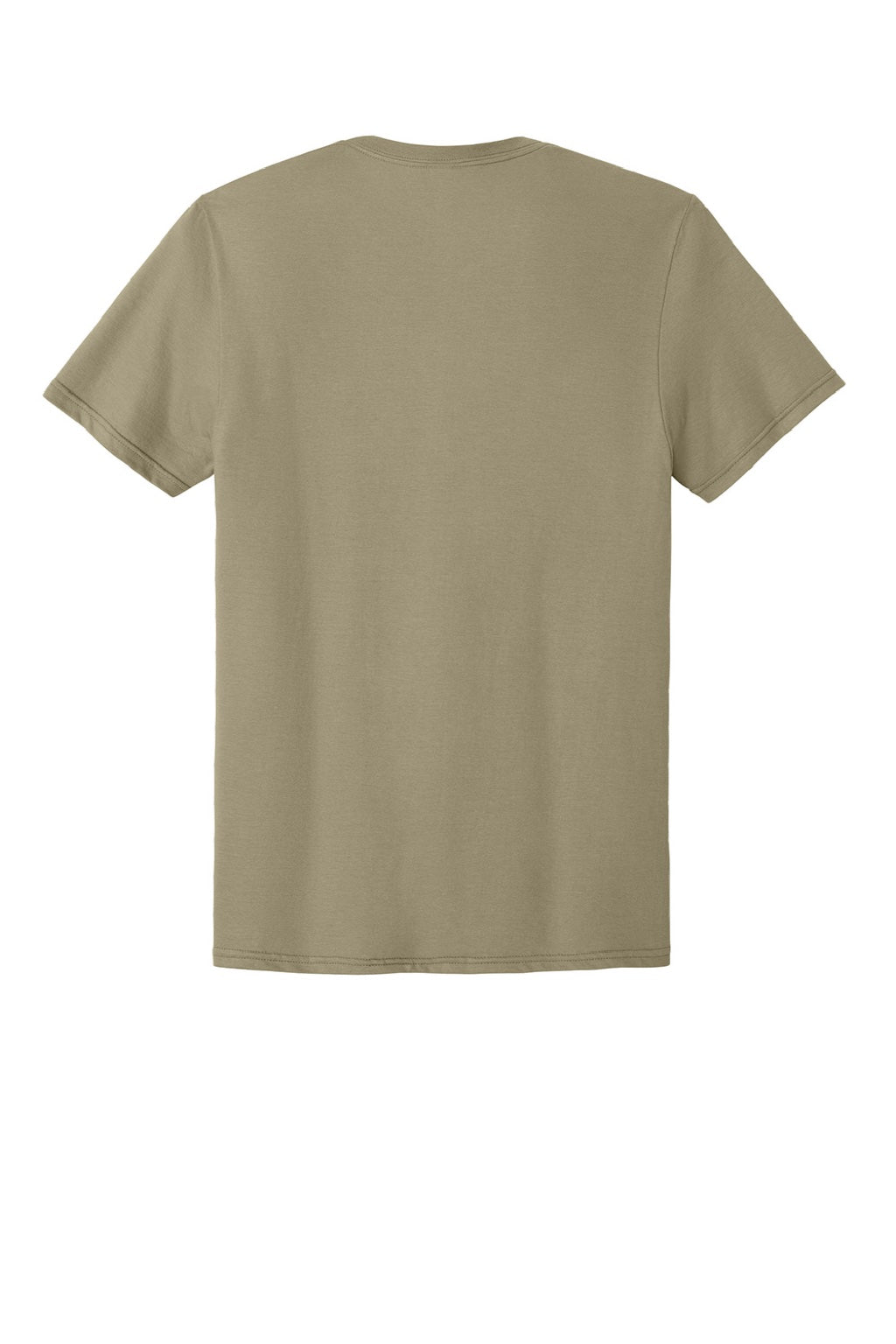 Jerzees 363M Mens Classics Short Sleeve Crewneck T-Shirt Khaki Brown Flat Back