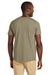 Jerzees 363M Mens Classics Short Sleeve Crewneck T-Shirt Khaki Brown Model Back