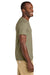 Jerzees 363M Mens Classics Short Sleeve Crewneck T-Shirt Khaki Brown Model Side