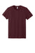 Jerzees 363M Mens Classics Short Sleeve Crewneck T-Shirt Maroon Flat Front