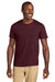 Jerzees 363M Mens Classics Short Sleeve Crewneck T-Shirt Maroon Model Front