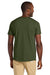Jerzees 363M Mens Classics Short Sleeve Crewneck T-Shirt Military Green Model Back