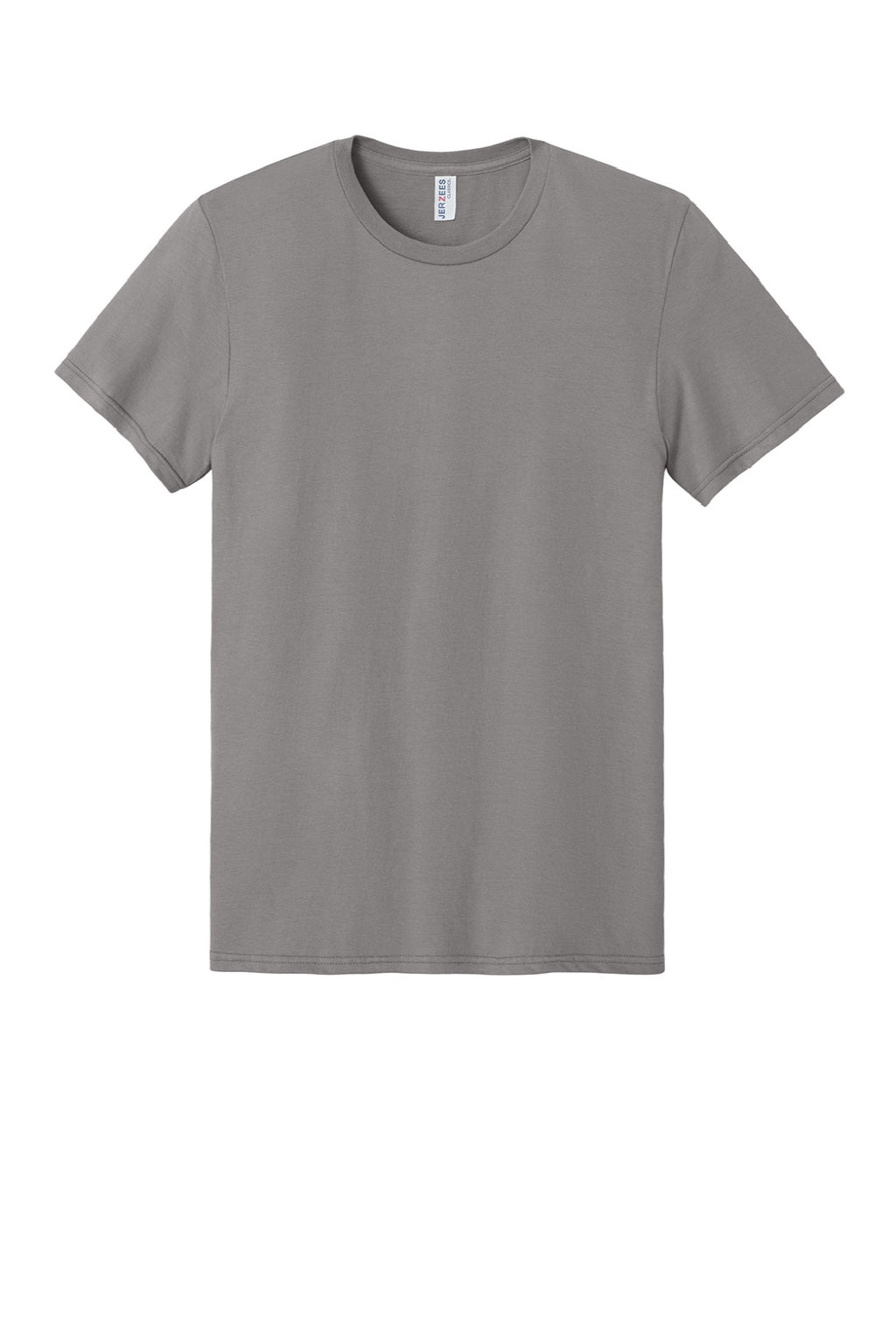 Jerzees 363M Mens Classics Short Sleeve Crewneck T-Shirt Rock Grey Flat Front